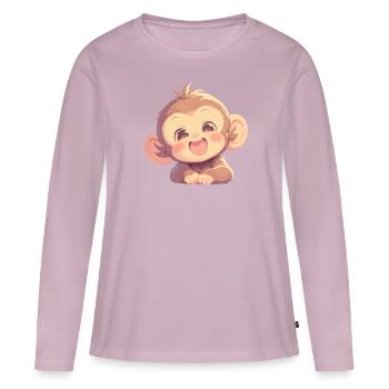 Macaque Macaque - Women's Premium Organic Long Sleeve Shirt - dusky pink - Front - Julia (174cm)