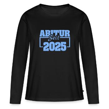 2025 - T-shirt manches longues Premium bio Femme - noir - Devant - Julia (174cm)