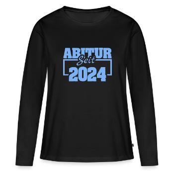 2024 - T-shirt manches longues Premium bio Femme - noir - Devant - Julia (174cm)