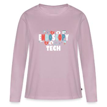 Unique Endoscopy Nurse and Gastro Squad Designs - Women's Premium Organic Long Sleeve Shirt - dusky pink - Front - Julia (174cm)