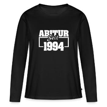 Baccalauréat 1994 - T-shirt manches longues Premium bio Femme - noir - Devant - Julia (174cm)