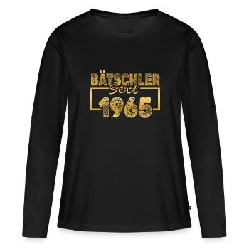 Single, 1965 - T-shirt manches longues Premium bio Femme - noir - Devant - Julia (174cm)