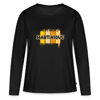 Martinique Martinique - Women's Premium Organic Long Sleeve Shirt - black - Front - Julia (174cm)
