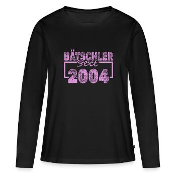 Single, 2004 - T-shirt manches longues Premium bio Femme - noir - Devant - Julia (174cm)