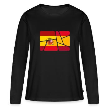 L’Espagne en tant qu’Espagne - T-shirt manches longues Premium bio Femme - noir - Devant - Julia (174cm)