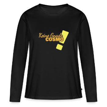 Gift for Cosmo - Women's Premium Organic Long Sleeve Shirt - black - Front - Julia (174cm)