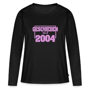 Scheidung 2004 - Frauen Premium Bio Langarmshirt - Schwarz - Vorne - Julia (174cm)