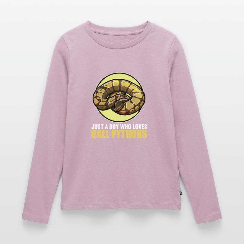 Ball Python Roi Python Roi Python T-shirt manches longues Premium bio Femme