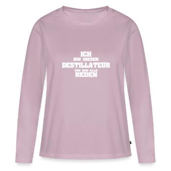 Beruf Destillateur - Frauen Premium Bio Langarmshirt - Altrosa - Vorne - Julia (174cm)
