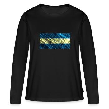 Vorname Honduras - Frauen Premium Bio Langarmshirt - Schwarz - Vorne - Julia (174cm)