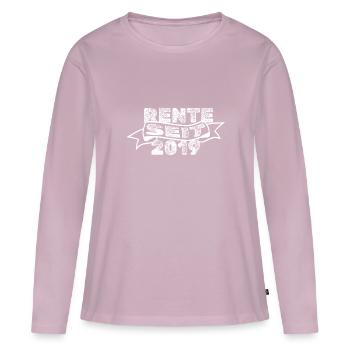 2019 - Women's Premium Organic Long Sleeve Shirt - dusky pink - Front - Julia (174cm)