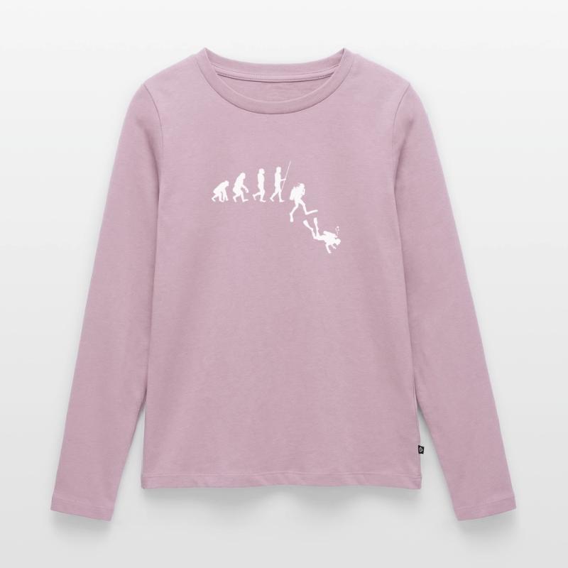 Diving Evolution | Evolution Women's Premium Organic Long Sleeve Shirt
