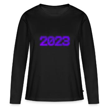 Computers 2023 - Women's Premium Organic Long Sleeve Shirt - black - Front - Julia (174cm)