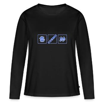 Child Cosmo - Women's Premium Organic Long Sleeve Shirt - black - Front - Julia (174cm)