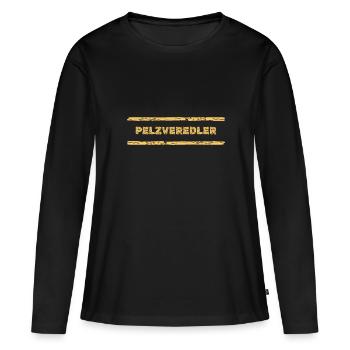 Fur Finisher - Women's Premium Organic Long Sleeve Shirt - black - Front - Julia (174cm)