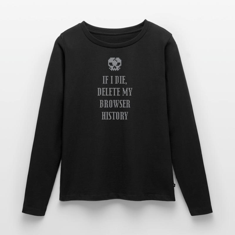 Internet WWW Webmaster Computer Nerd Geschenk Frauen Premium Bio Langarmshirt