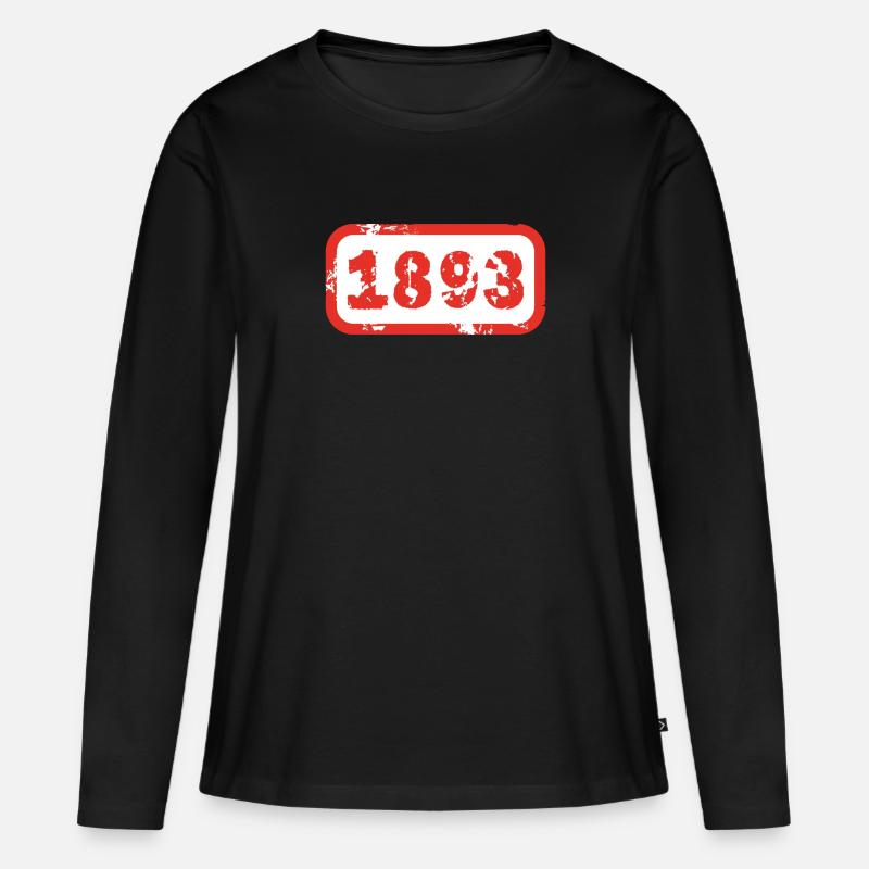 Stuttgart Schild - Frauen Premium Bio Langarmshirt - Schwarz