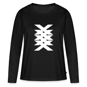 Cool xxxx digital art - Women's Premium Organic Long Sleeve Shirt - black - Front - Julia (174cm)