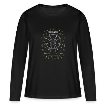 The Chemistry - Ferris Wheel! - Gift - Women's Premium Organic Long Sleeve Shirt - black - Front - Julia (174cm)