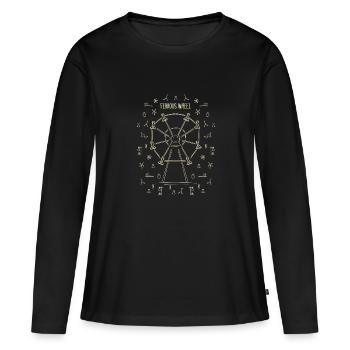 The Chemistry - Ferris Wheel! - Gift - Women's Premium Organic Long Sleeve Shirt - black - Front - Julia (174cm)