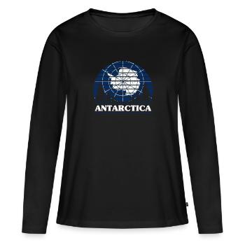 antarctique - T-shirt manches longues Premium bio Femme - noir - Devant - Julia (174cm)