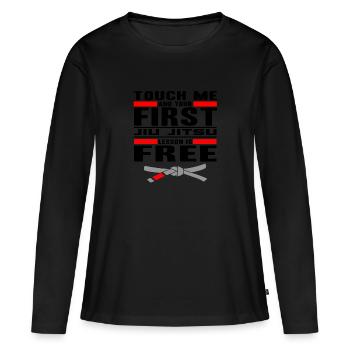 Jujutsu - Women's Premium Organic Long Sleeve Shirt - black - Front - Julia (174cm)
