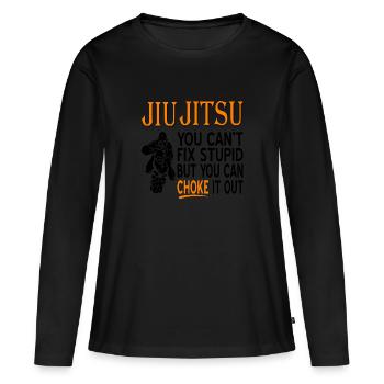 Jujutsu - Women's Premium Organic Long Sleeve Shirt - black - Front - Julia (174cm)