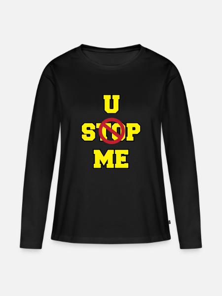 John Cena - Frauen Premium Bio Langarmshirt - Schwarz