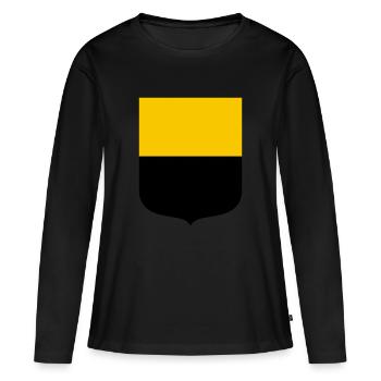 Saxe-Anhalt - T-shirt manches longues Premium bio Femme - noir - Devant - Julia (174cm)