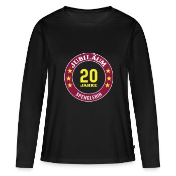 Spenglerin Jubiläum 20 Jahre 20. jähriges Jubi - Frauen Premium Bio Langarmshirt - Schwarz - Vorne - Julia (174cm)