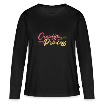 Langusten Languste - Frauen Premium Bio Langarmshirt - Schwarz - Vorne - Julia (174cm)