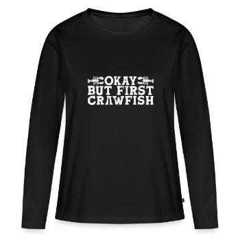 Langusten Languste - Frauen Premium Bio Langarmshirt - Schwarz - Vorne - Julia (174cm)