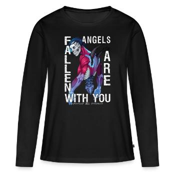 Fallen Angels - Frauen Premium Bio Langarmshirt - Schwarz - Vorne - Julia (174cm)