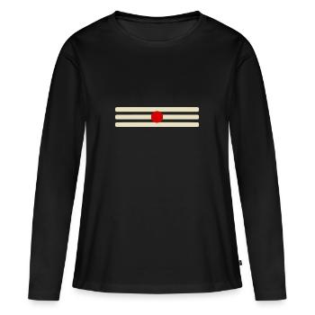 Shiva Shadu2 - T-shirt manches longues Premium bio Femme - noir - Devant - Julia (174cm)