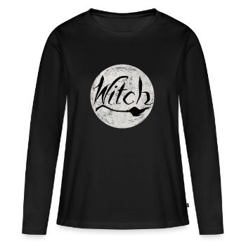 Witch bberry witches funny sayings pictures Halloween - Women's Premium Organic Long Sleeve Shirt - black - Front - Julia (174cm)