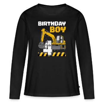 Geburtstag Jungs vierter Geburtstag 4. - Frauen Premium Bio Langarmshirt - Schwarz - Vorne - Julia (174cm)