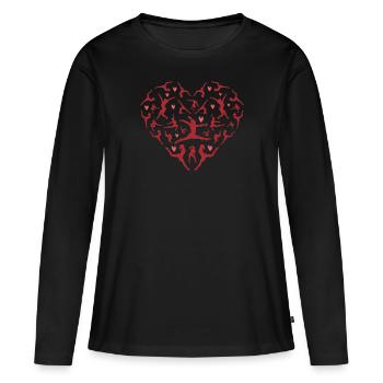 Acrobatics Gymnastic Gymnastics Coach - Women's Premium Organic Long Sleeve Shirt - black - Front - Julia (174cm)