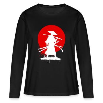 Animation Japonaise Manga Comic Anime Animation - T-shirt manches longues Premium bio Femme - noir - Devant - Julia (174cm)