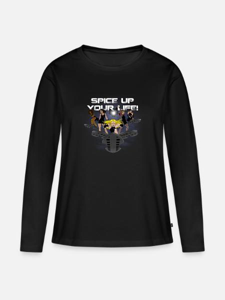 Peppen Sie Ihr Leben auf! - Frauen Premium Bio Langarmshirt - Schwarz