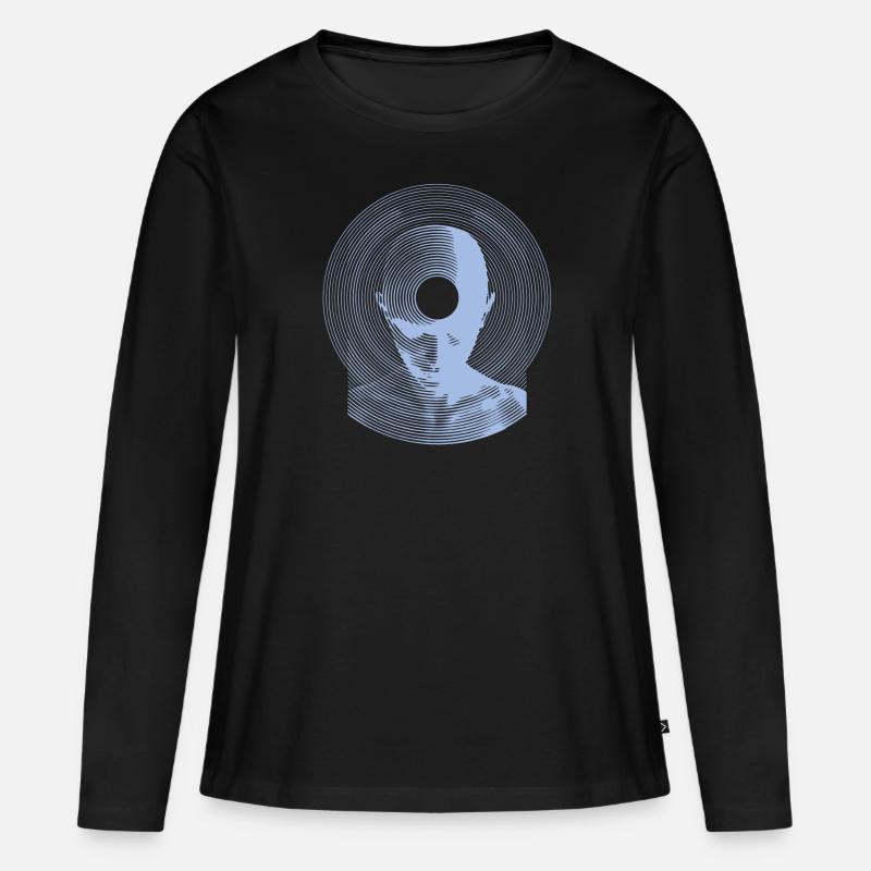 Zero 23 - Frauen Premium Bio Langarmshirt - Schwarz