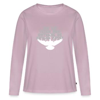 Receive Comforter - Dutch - Women's Premium Organic Long Sleeve Shirt - dusky pink - Front - Julia (174cm)