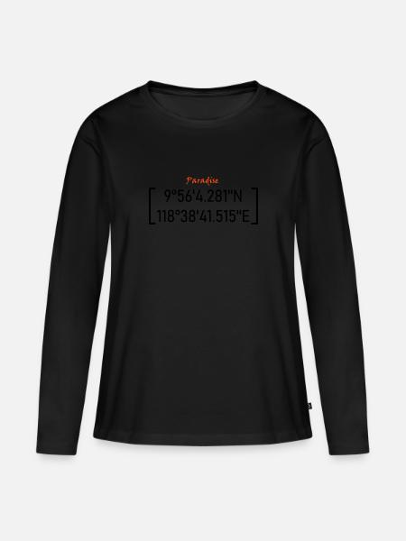 Paradies - Frauen Premium Bio Langarmshirt -
