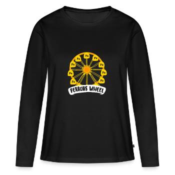 The Chemistry - Ferris Wheel! - Gift - Women's Premium Organic Long Sleeve Shirt - black - Front - Julia (174cm)