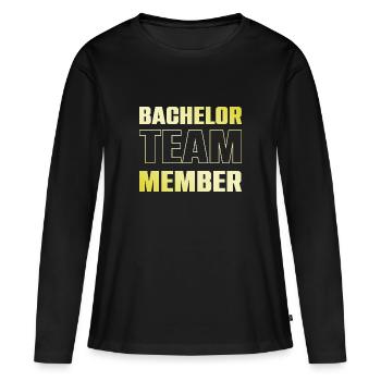 Équipe de baccalauréat - T-shirt manches longues Premium bio Femme - noir - Devant - Julia (174cm)