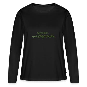 Berlin U-Bahn - U1 - HD - Germany - T-shirt manches longues Premium bio Femme - noir - Devant - Julia (174cm)