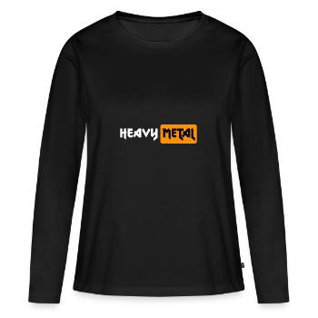Metal Metal Porno - Frauen Premium Bio Langarmshirt - Schwarz - Vorne - Julia (174cm)
