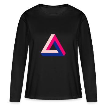 Depths of impossibility - Women's Premium Organic Long Sleeve Shirt - black - Front - Julia (174cm)