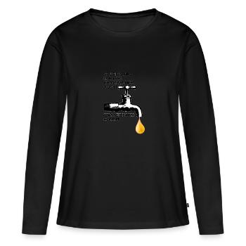 KROMBACHER FROM THE WATER TUBE IN SAUERLAND - Women's Premium Organic Long Sleeve Shirt - black - Front - Julia (174cm)