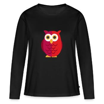 Animaux Animaux Animal Print Nature 25 - T-shirt manches longues Premium bio Femme - noir - Devant - Julia (174cm)