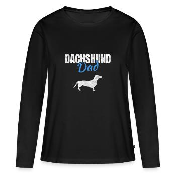 Dachshund Besitzer Geschenk - Frauen Premium Bio Langarmshirt - Schwarz - Vorne - Julia (174cm)